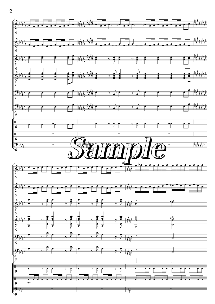 Sample Score